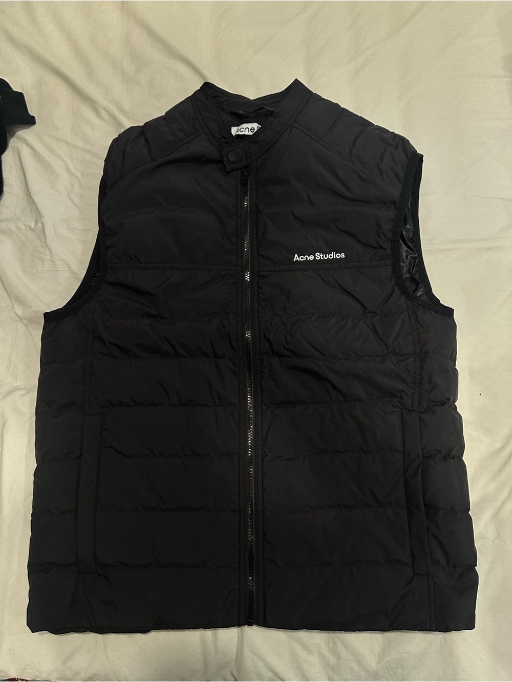 Acne Studios Men's Black Quilted Puffer Vest